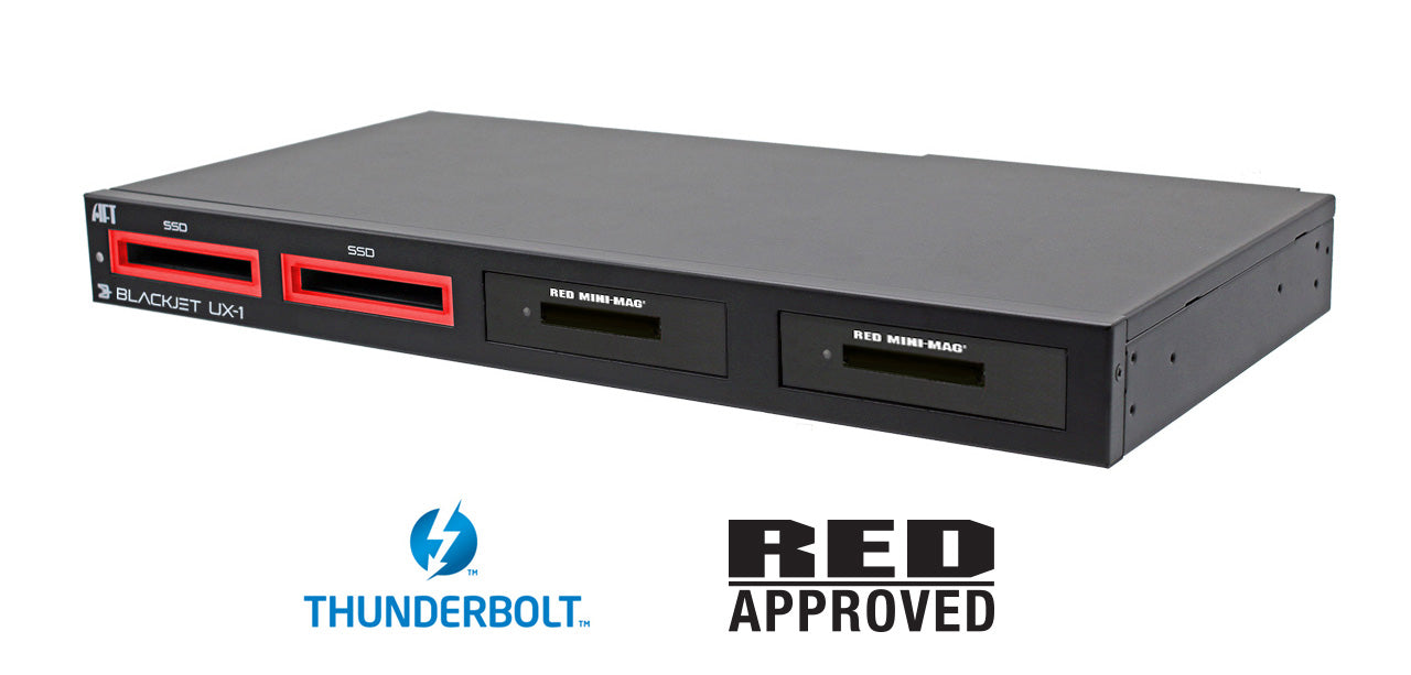 BLACKJET UX-1 RED MINI-MAG / SSD Thunderbolt 3 Cinema Dock (B-STOCK)