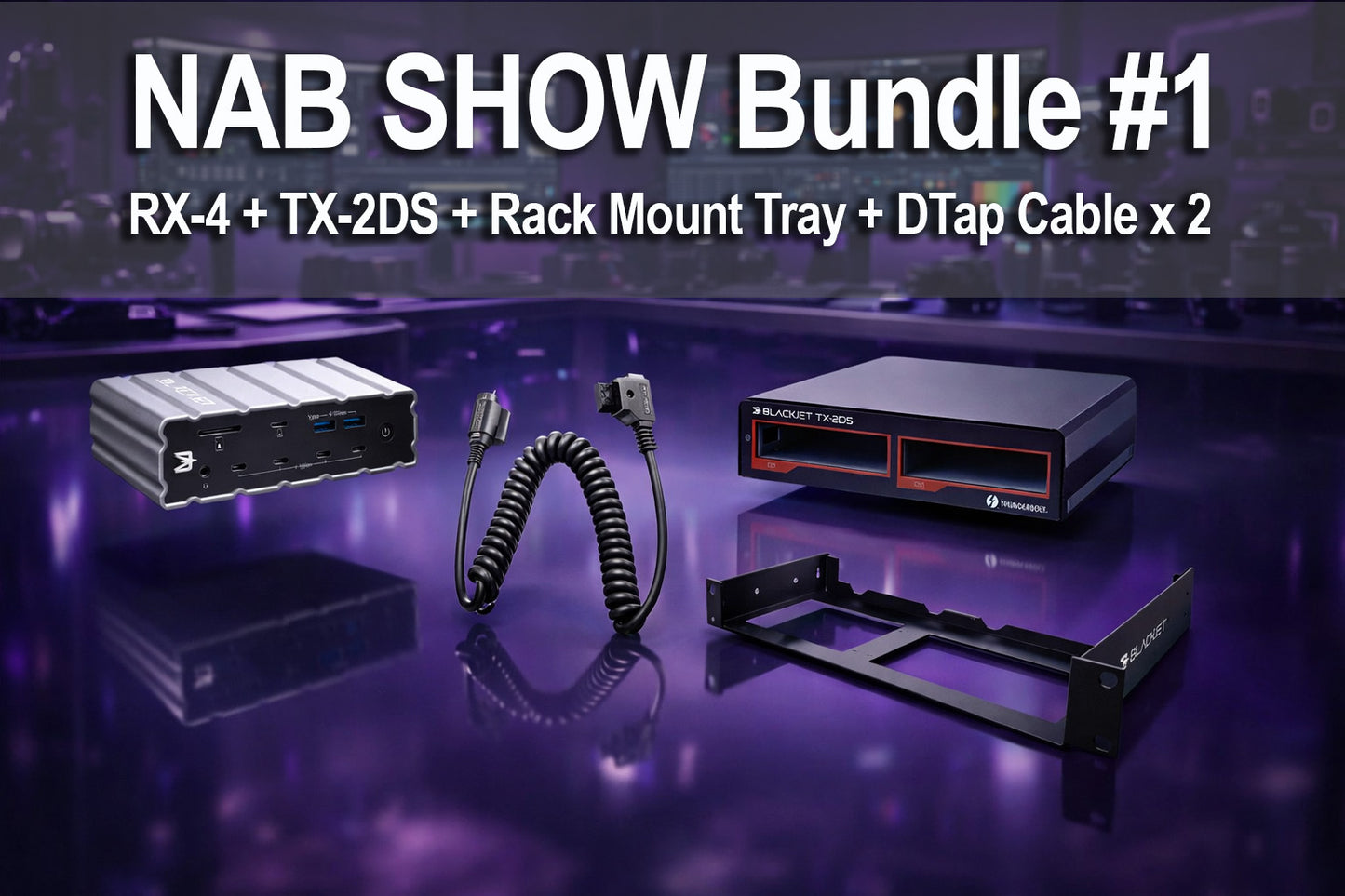 Station d'accueil BLACKJET RX-4 RAIDEN Thunderbolt 4