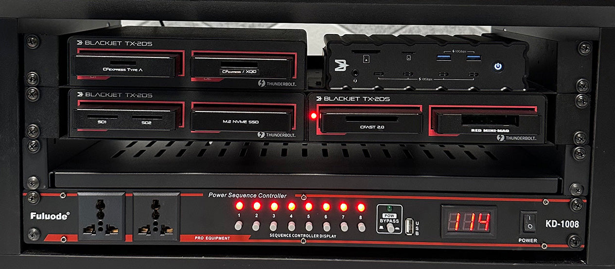 BLACKJET RMT-1U 1U Rack-Montagefach für TX-2DS