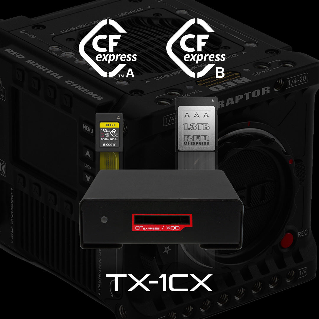 BLACKJET TX-1CX 3-in-1 CFexpress Type A and B Thunderbolt 3 Reader