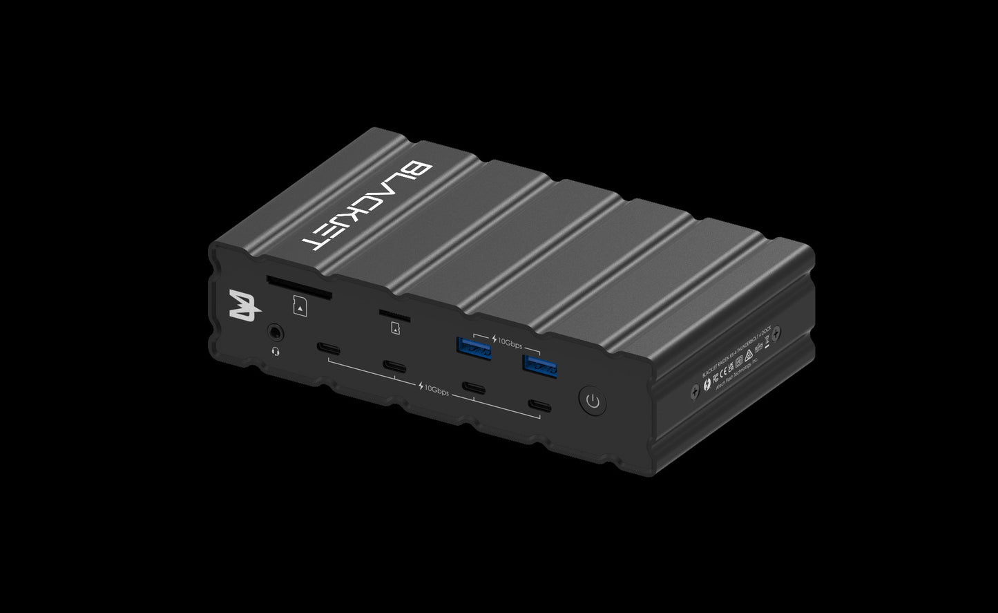 BLACKJET RX-4 RAIDEN Thunderbolt 4 Docking Station