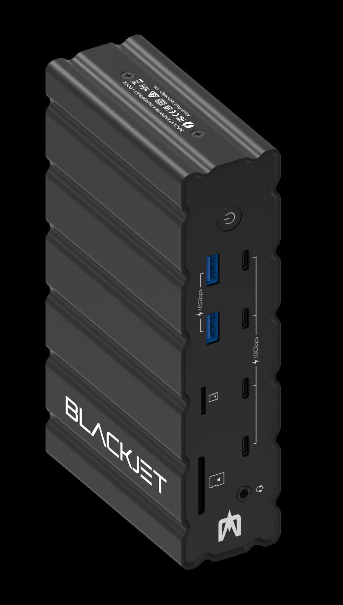 BLACKJET RX-4 RAIDEN Thunderbolt 4 Docking Station