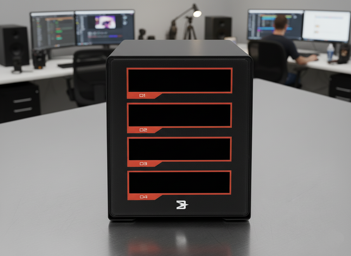 BLACKJET TX-4DS 4ベイThunderbolt 3ドッキングシステム