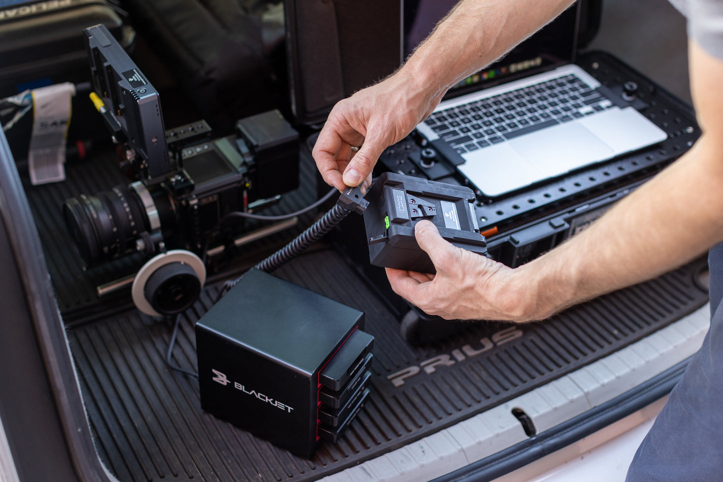 BLACKJET D-TAP TX-2DS/TX-4DS/UX-1/UX-1R用電源ケーブル