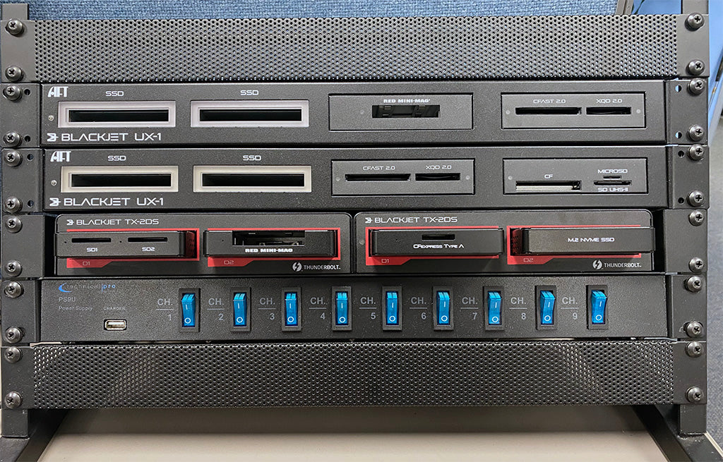 BLACKJET RMT-1U 1U Rack-Montagefach für TX-2DS