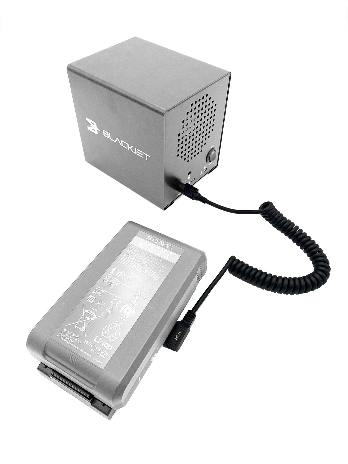 BLACKJET D-TAP TX-2DS/TX-4DS/UX-1/UX-1R用電源ケーブル