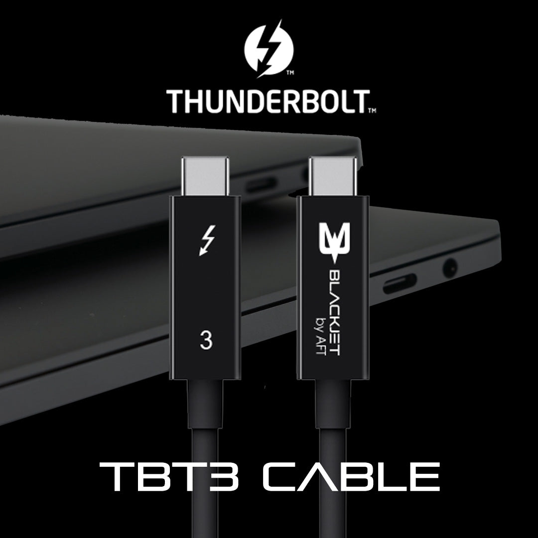 BLACKJET 0.7m Thunderbolt 3 Cable