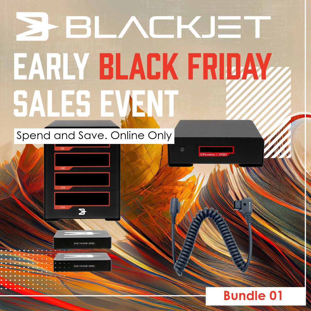 BLACKJET TX-4DS 4-Bay BLACK FRIDAY BUNDLE #1