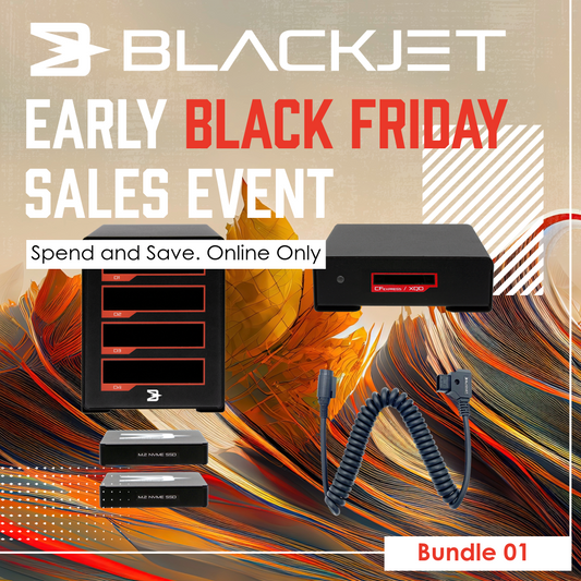 BLACKJET TX-4DS 4-Bay BLACK FRIDAY BUNDLE #1