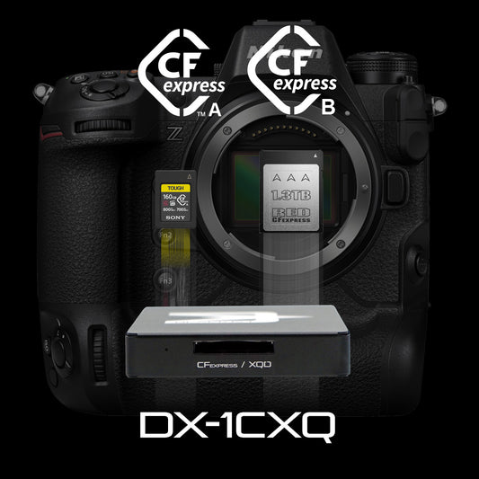 BLACKJET DX-1CXQ CFexpress A and B / XQD 3-in-1 Reader Module