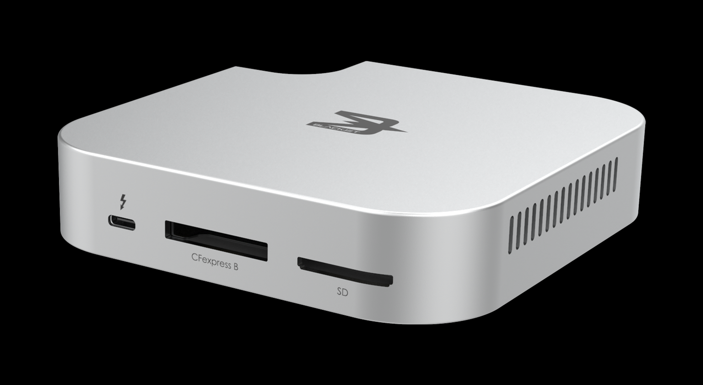 BLACKJET MiniRaiden Pro Thunderbolt 5 Dock for Mac Mini M4 Pro