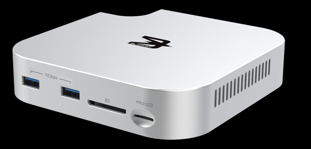 BLACKJET MiniRaiden Thunderbolt 5 Dock for Mac Mini M4 / M4 Pro (MARCH 20)