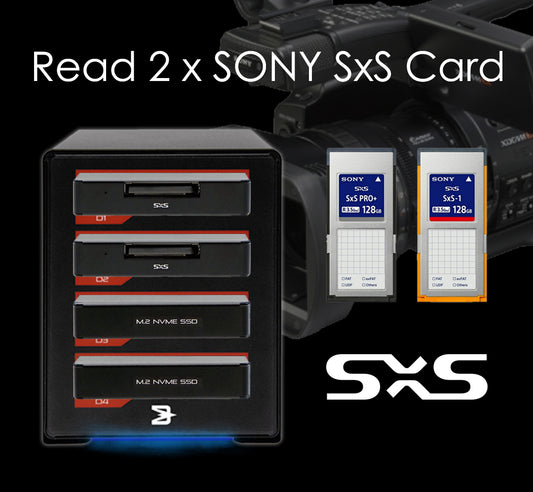 BLACKJET TX-4DS SONY SxS Bundle (2 x DX-1S Modules)