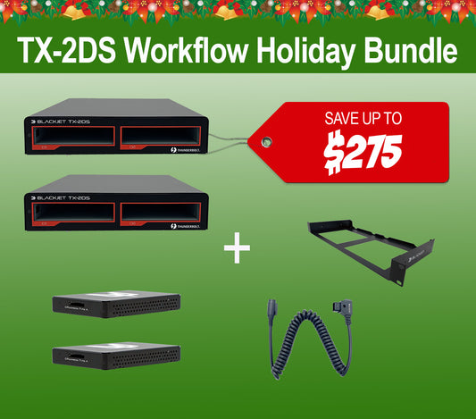 BLACKJET TX-2DS 2-Bay HOLIDAY BUNDLE