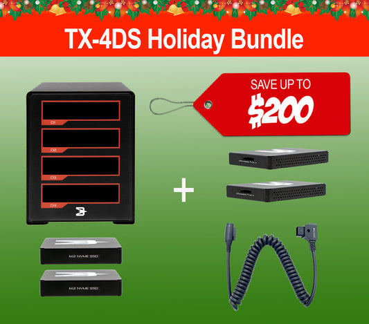 BLACKJET TX-4DS 4-Bay HOLIDAY BUNDLE