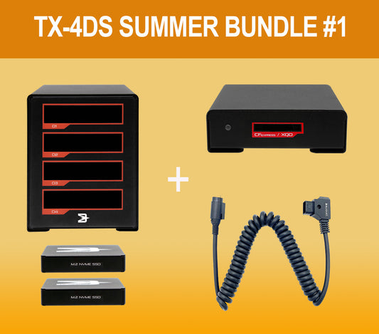 BLACKJET TX-4DS 4-bay Thunderbolt 3 docking systeem