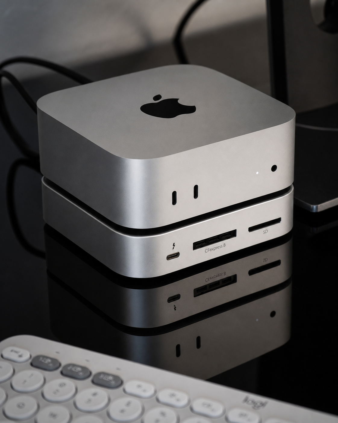 BLACKJET MiniRaiden Pro Thunderbolt 5 Studio Dock for Mac Mini M4 / M4 Pro