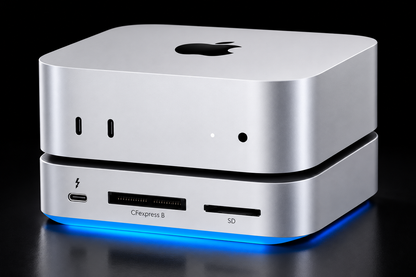 BLACKJET MiniRaiden Pro Thunderbolt 5 Studio Dock for Mac Mini M4 / M4 Pro
