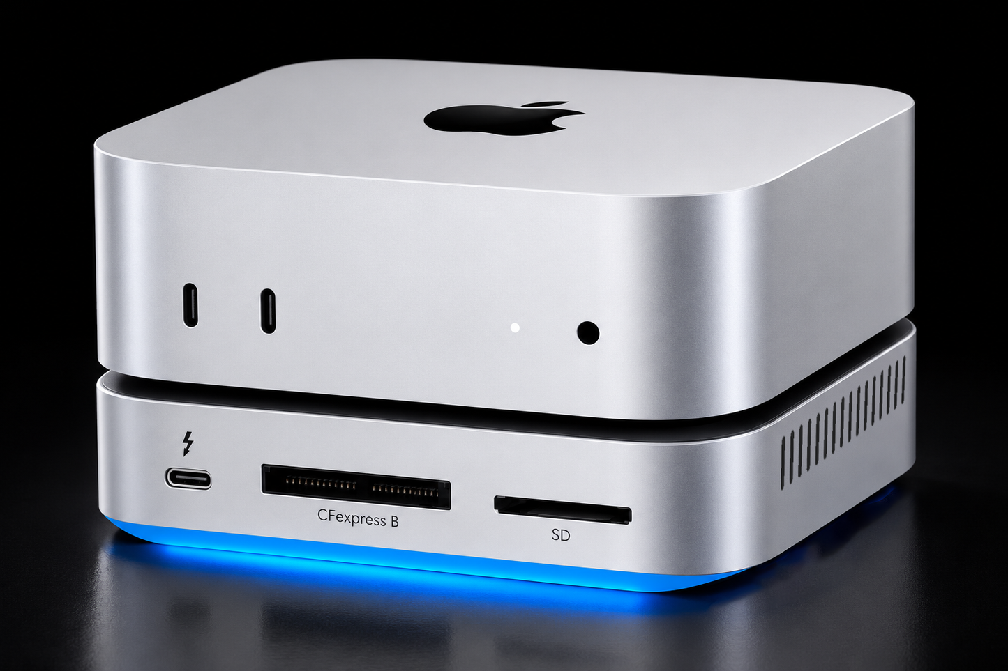 BLACKJET MiniRaiden Pro Thunderbolt 5 Studio Dock for Mac Mini M4 / M4 Pro