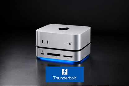 BLACKJET MiniRaiden Pro Thunderbolt 5 Studio Dock for Mac Mini M4 / M4 Pro