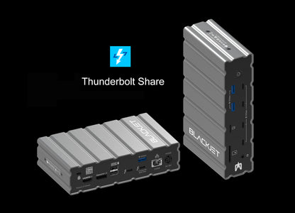 Estación de acoplamiento BLACKJET RX-4 RAIDEN Thunderbolt 4 