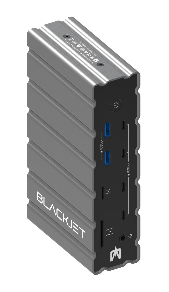 BLACKJET RX-4 RAIDEN Thunderbolt 4 Docking Station