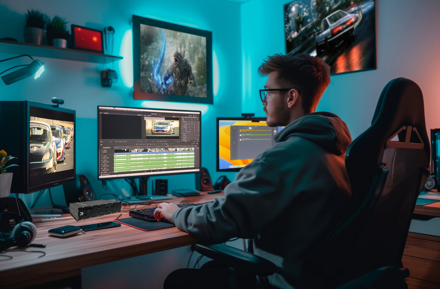 Station d'accueil BLACKJET RX-4 RAIDEN Thunderbolt 4 