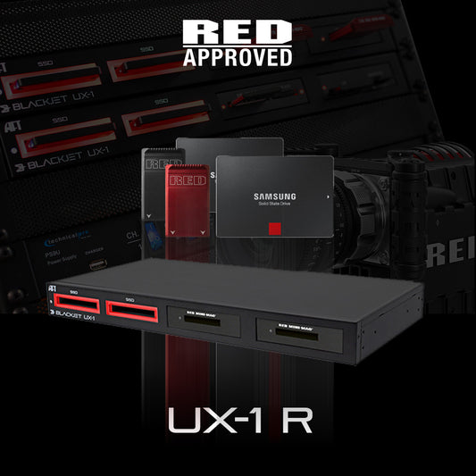 Base de cine BLACKJET UX-1 RED MINI-MAG / SSD Thunderbolt 3 (B-STOCK) 