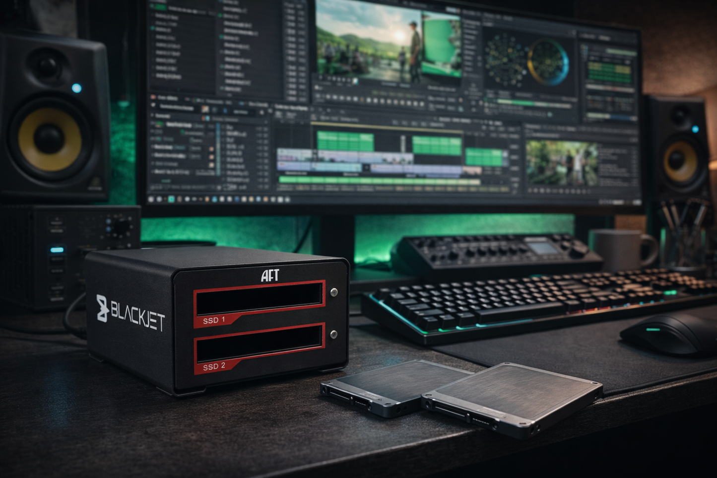 BLACKJET VX-2SSD Dual 2.5" SSD USB 3.2 Gen 2 Dock