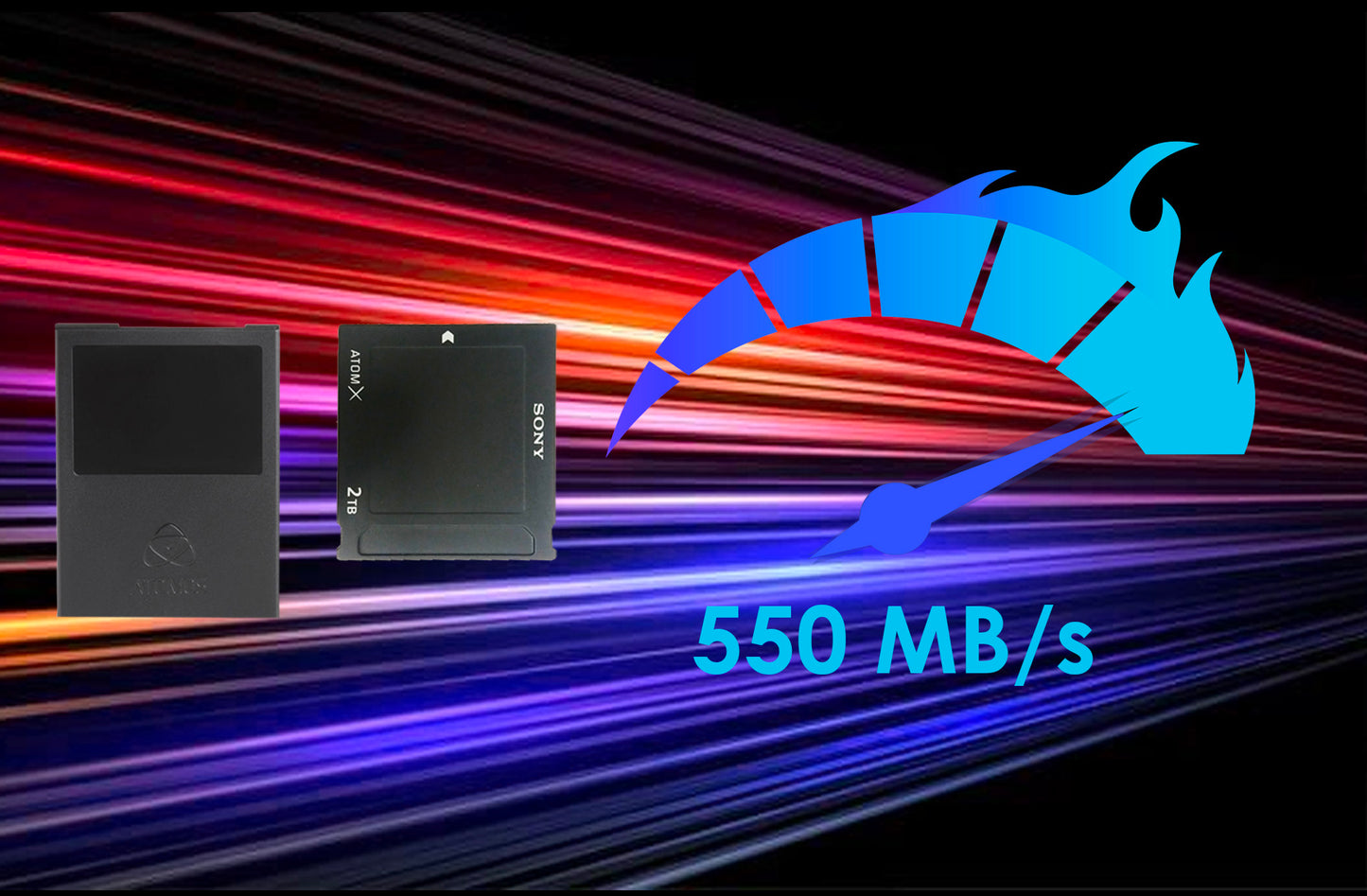BLACKJET DX-1AT Atomos / SSDmini Lezersmodule