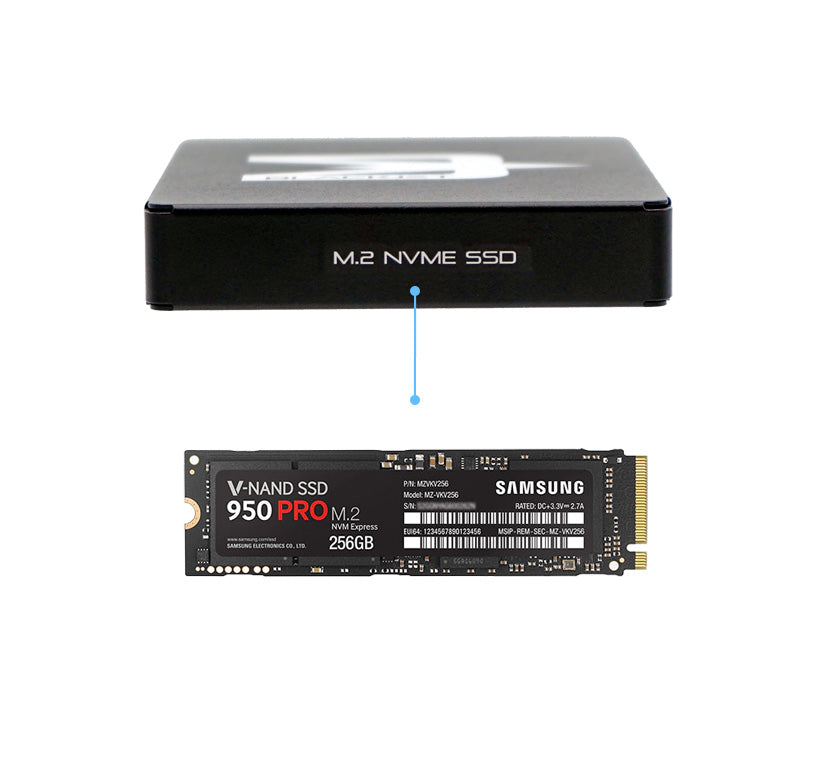 BLACKJET DX-1M M.2 NVMe PCIe SSD Enclosure module