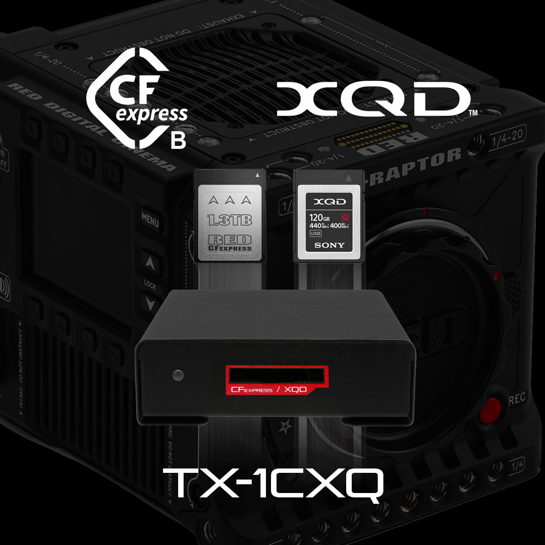 BLACKJET TX-1CXQ CFexpress B / XQD Thunderbolt 3リーダー