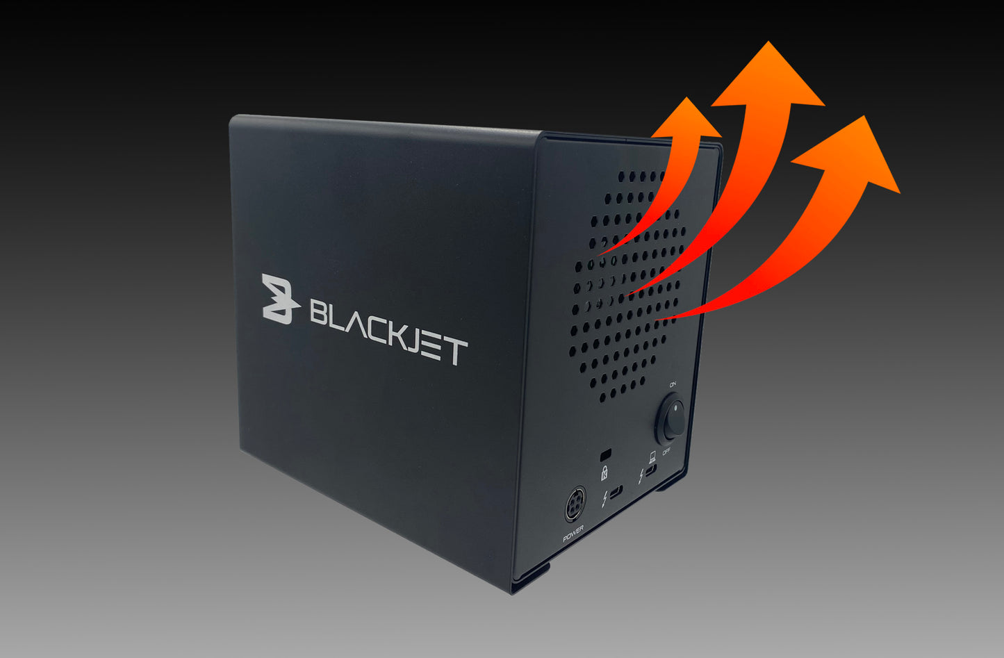 BLACKJET TX-4DS 4-Schacht Thunderbolt 3 Docking System