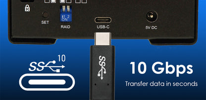 BLACKJET VX-2SSD Dual 2.5" SSD USB 3.2 Gen 2 Dock
