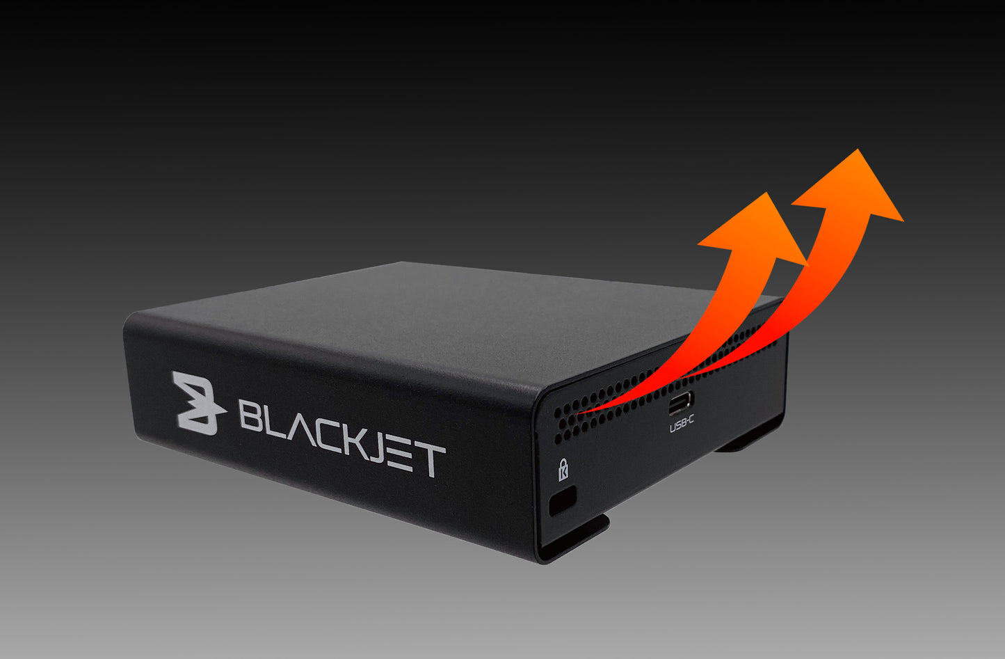 BLACKJET VX-1R RED MINI-MAG USB 3.2 Gen 2 Lesegerät
