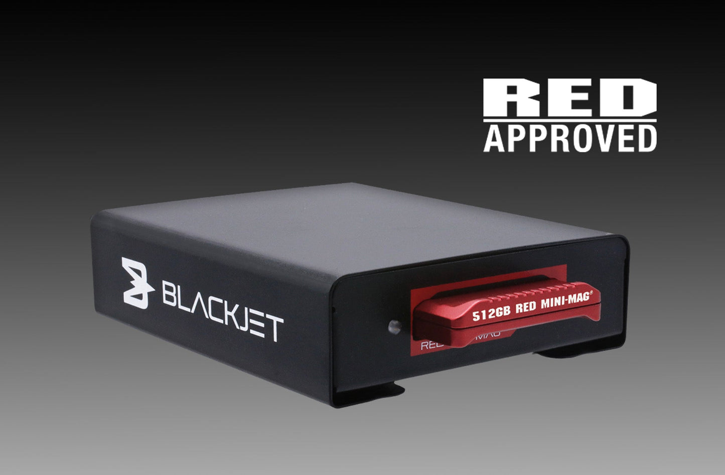 BLACKJET VX-1R RED MINI-MAG USB 3.2 Gen 2 Reader (B-STOCK)