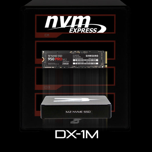 BLACKJET DX-1M M.2 NVMe PCIe SSD Enclosure module