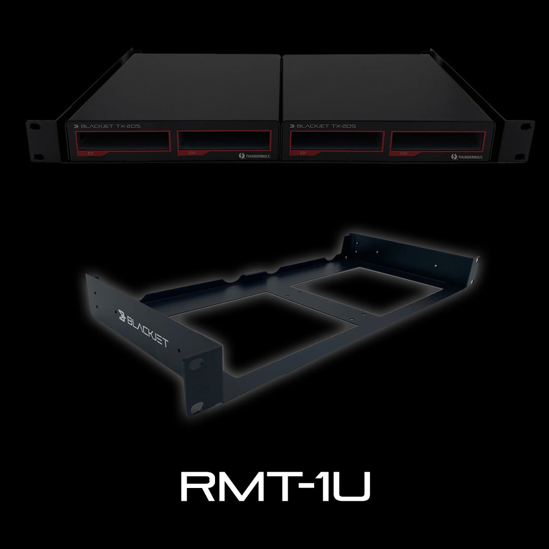 BLACKJET RMT-1U Plateau de montage en rack 1U pour TX-2DS 