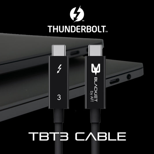 Câble BLACKJET Thunderbolt 3 de 0,7 m 