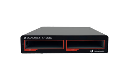 BLACKJET TX-2DS 2ベイ Thunderbolt 3 ドッキング システム (ラック マウント バンドル)