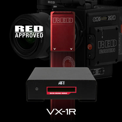 Lector BLACKJET VX-1R RED MINI-MAG USB 3.2 Gen 2 